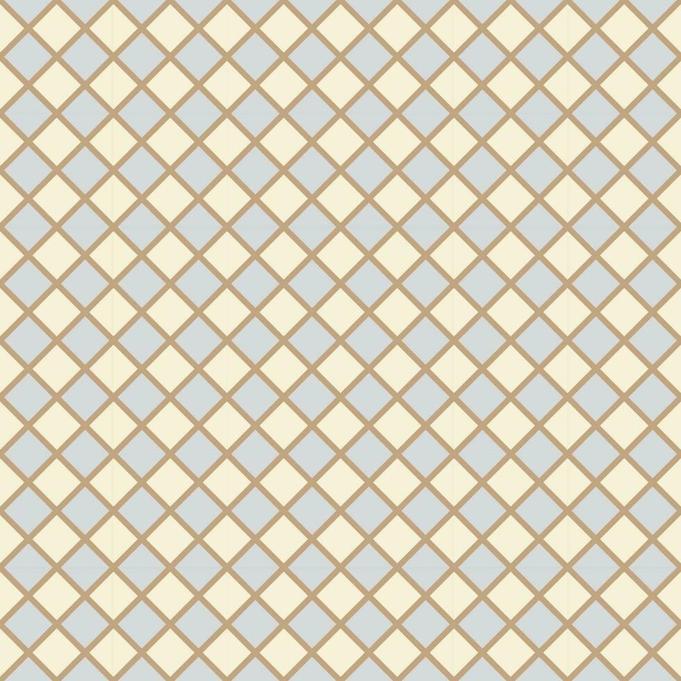 argyle estilo pastel beige ligero gris y marrón diagonal guingán inspector modelo vector