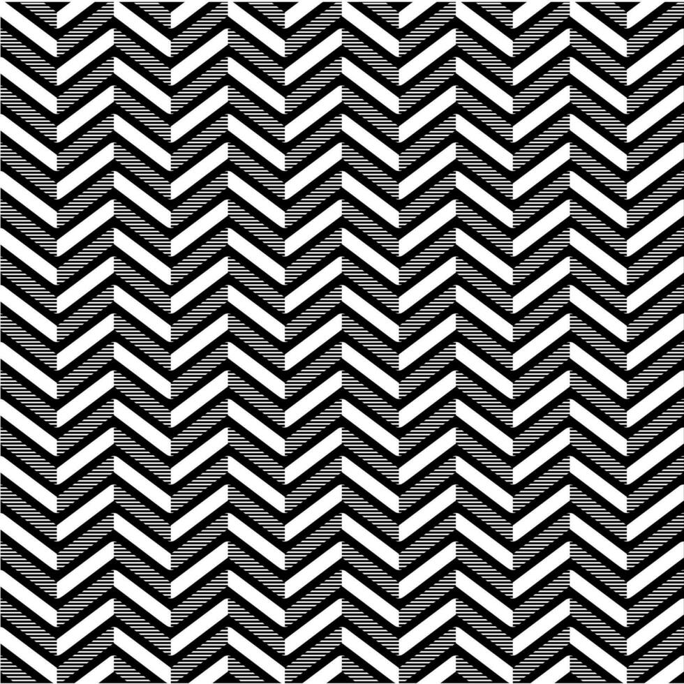 Black And White Chevron Zigzag Pattern vector