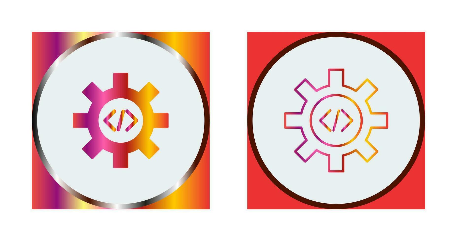 Unique Code Optimization Vector Icon