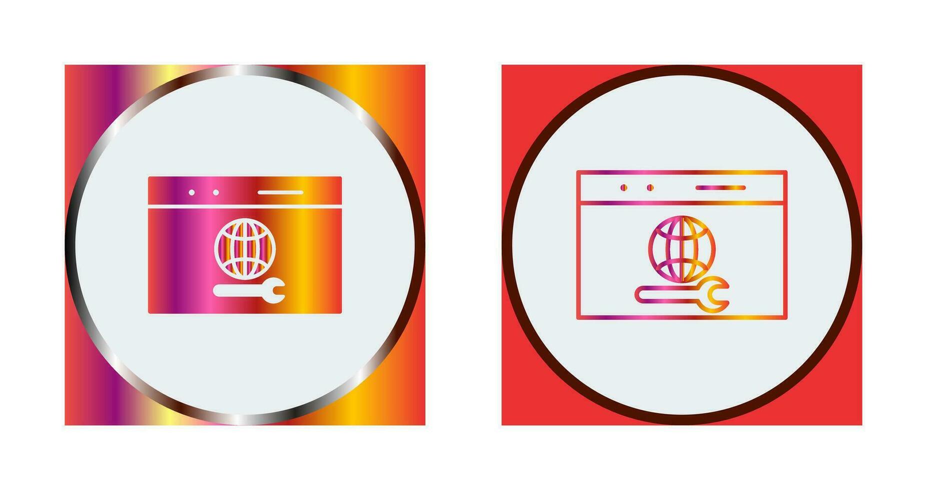 Unique Web Support Vector Icon
