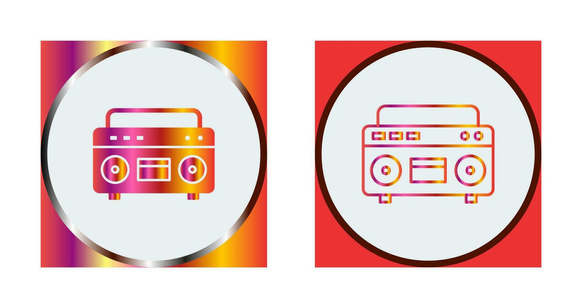 Casette Player Vector Icon