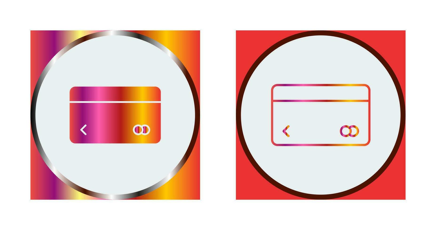 Unique Credit Card Vector Icon