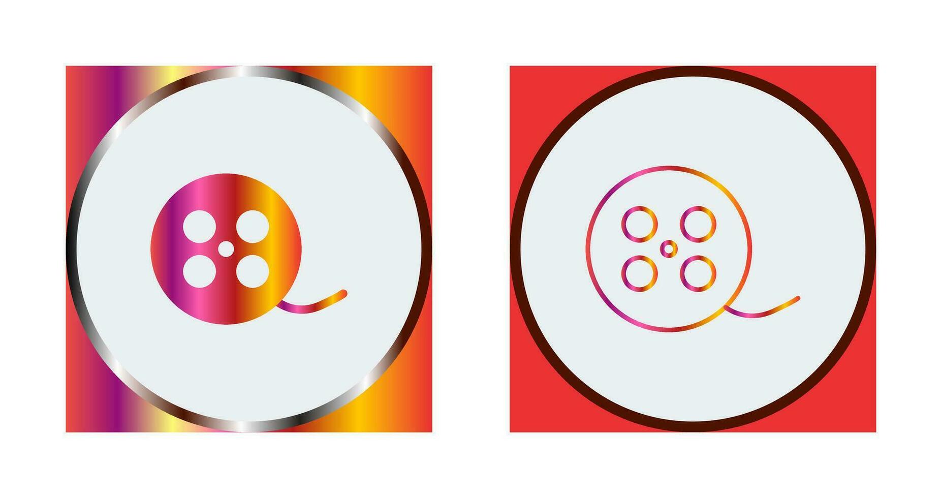 Reel Vector Icon