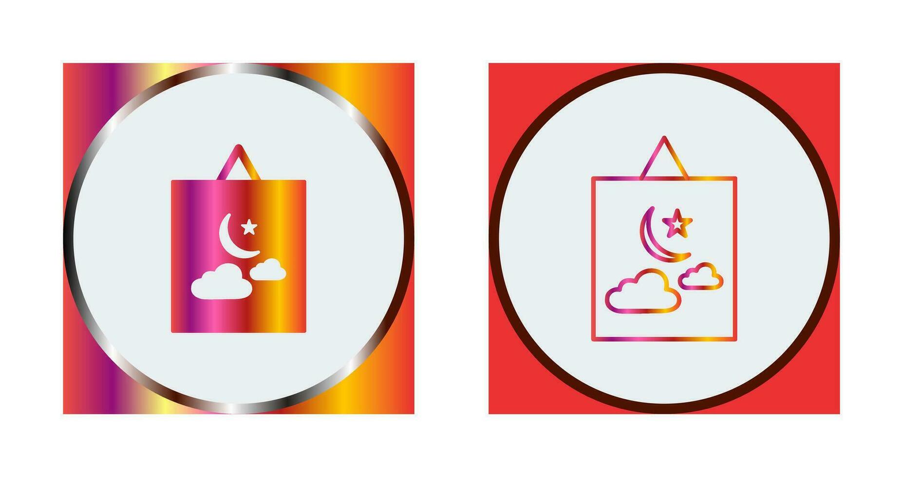 Hanging Painting Vector Icon