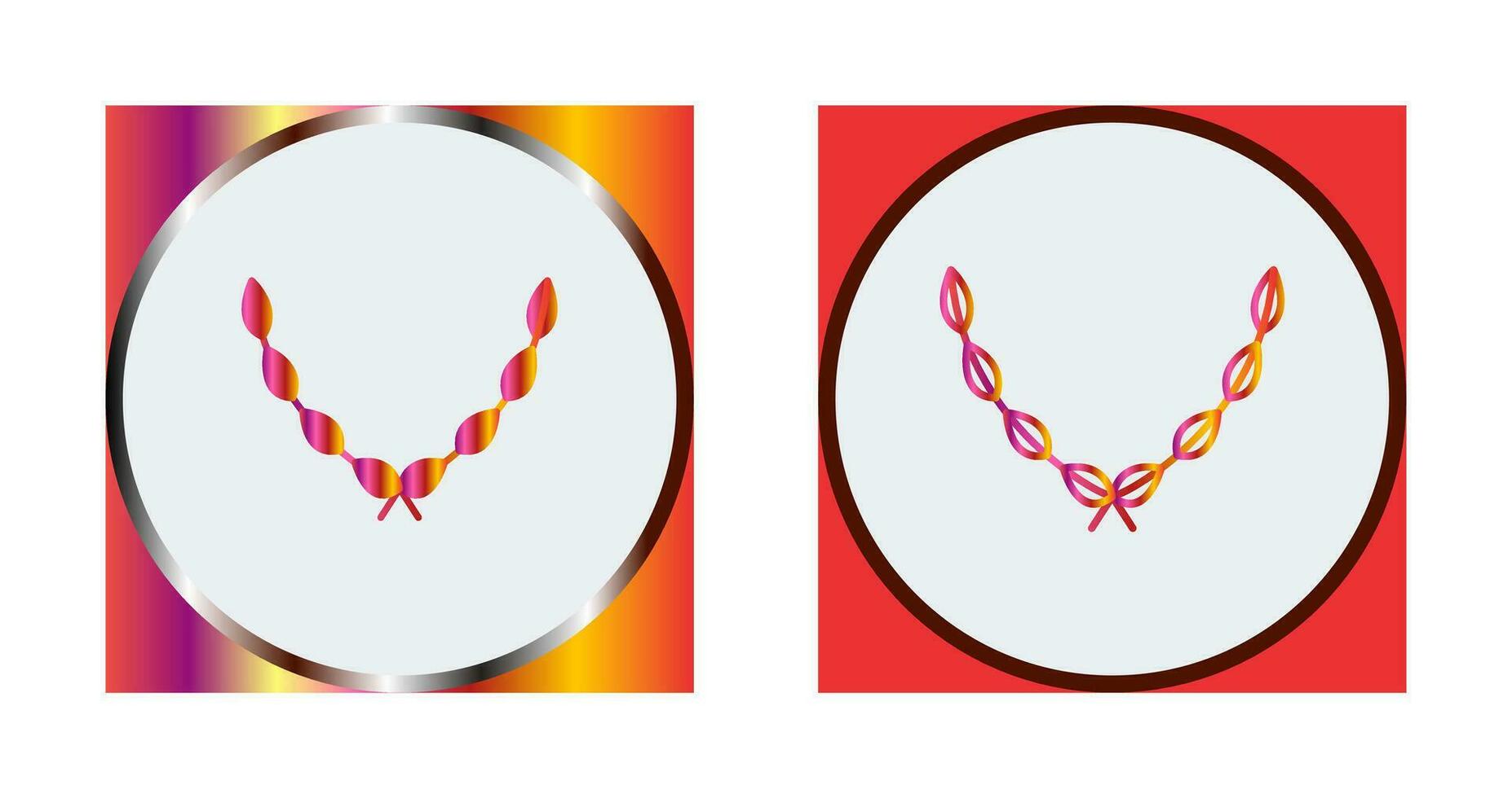 Leaves Wreath Vector Icon