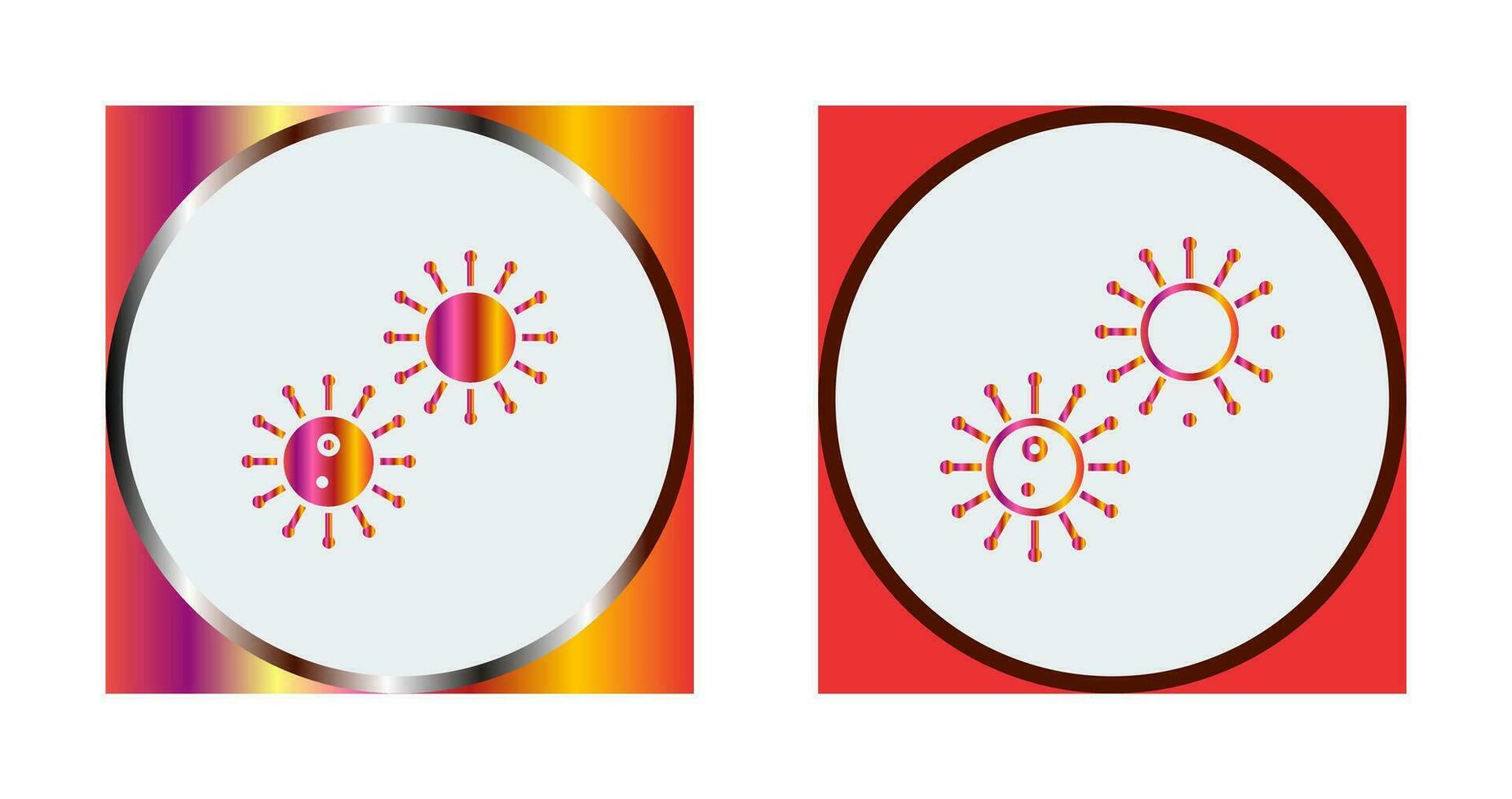 Unique Virus Vector Icon