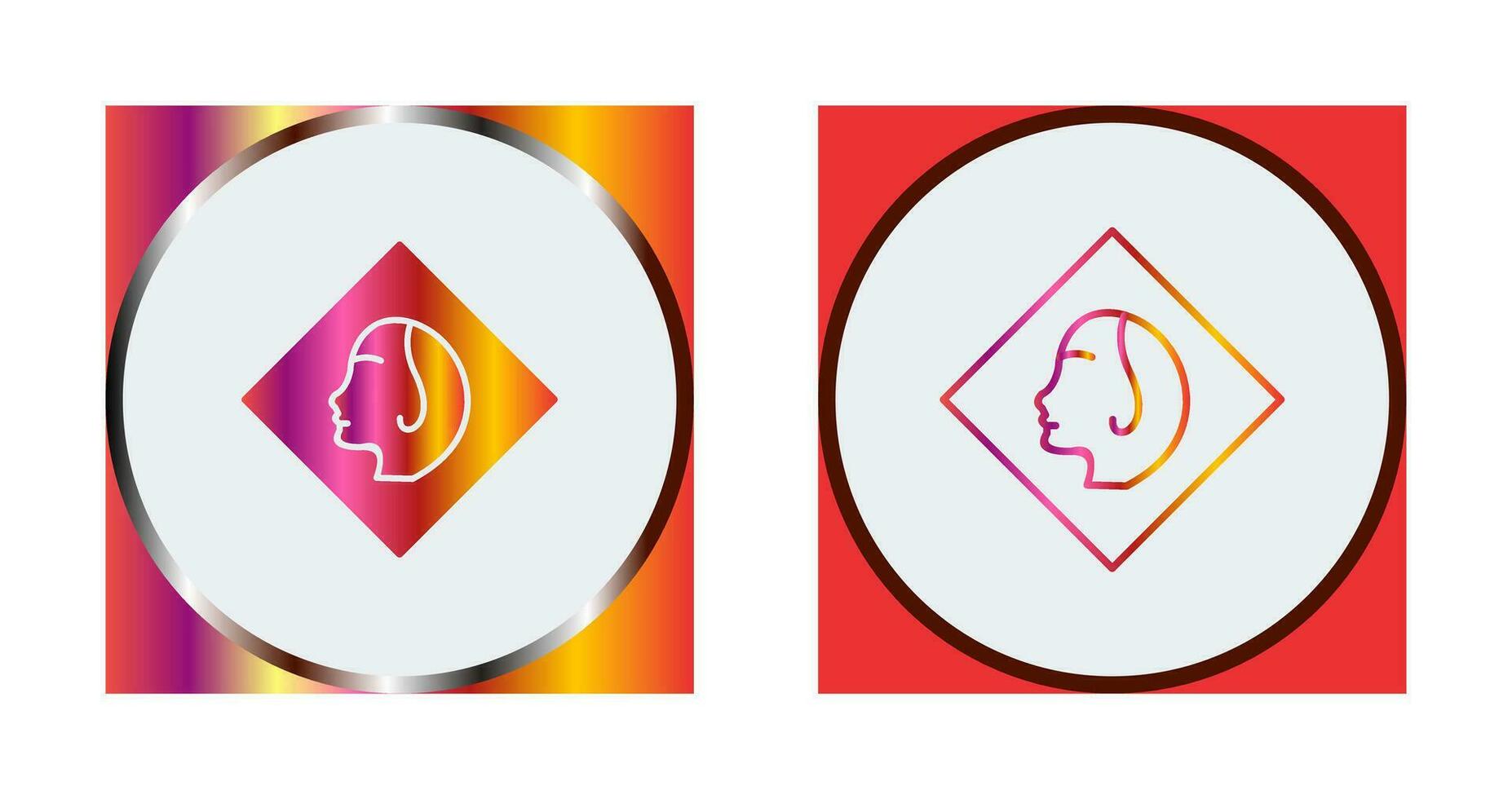 Painting of Woman Vector Icon