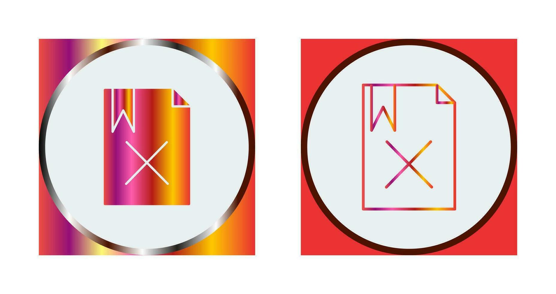Unique Delete Vector Icon
