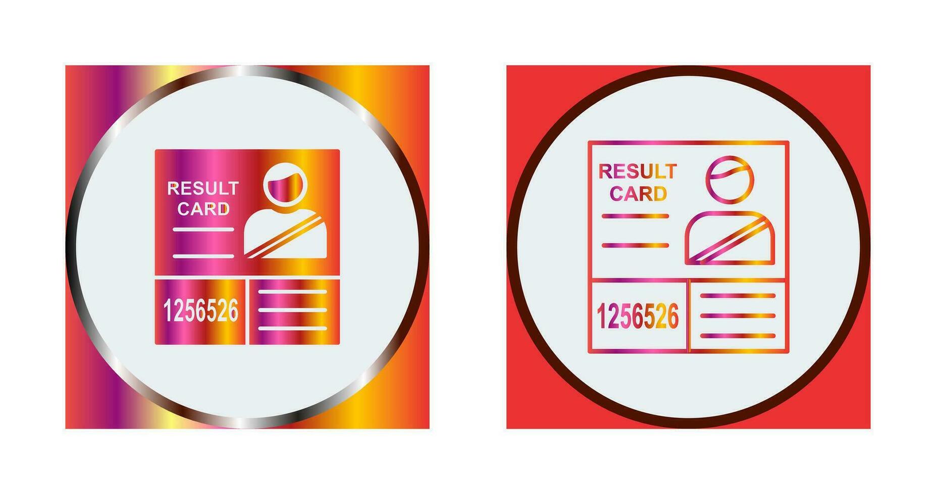 Candidate Results Vector Icon