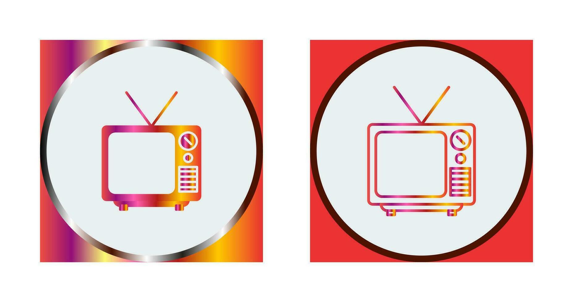 Television Broadcast Vector Icon