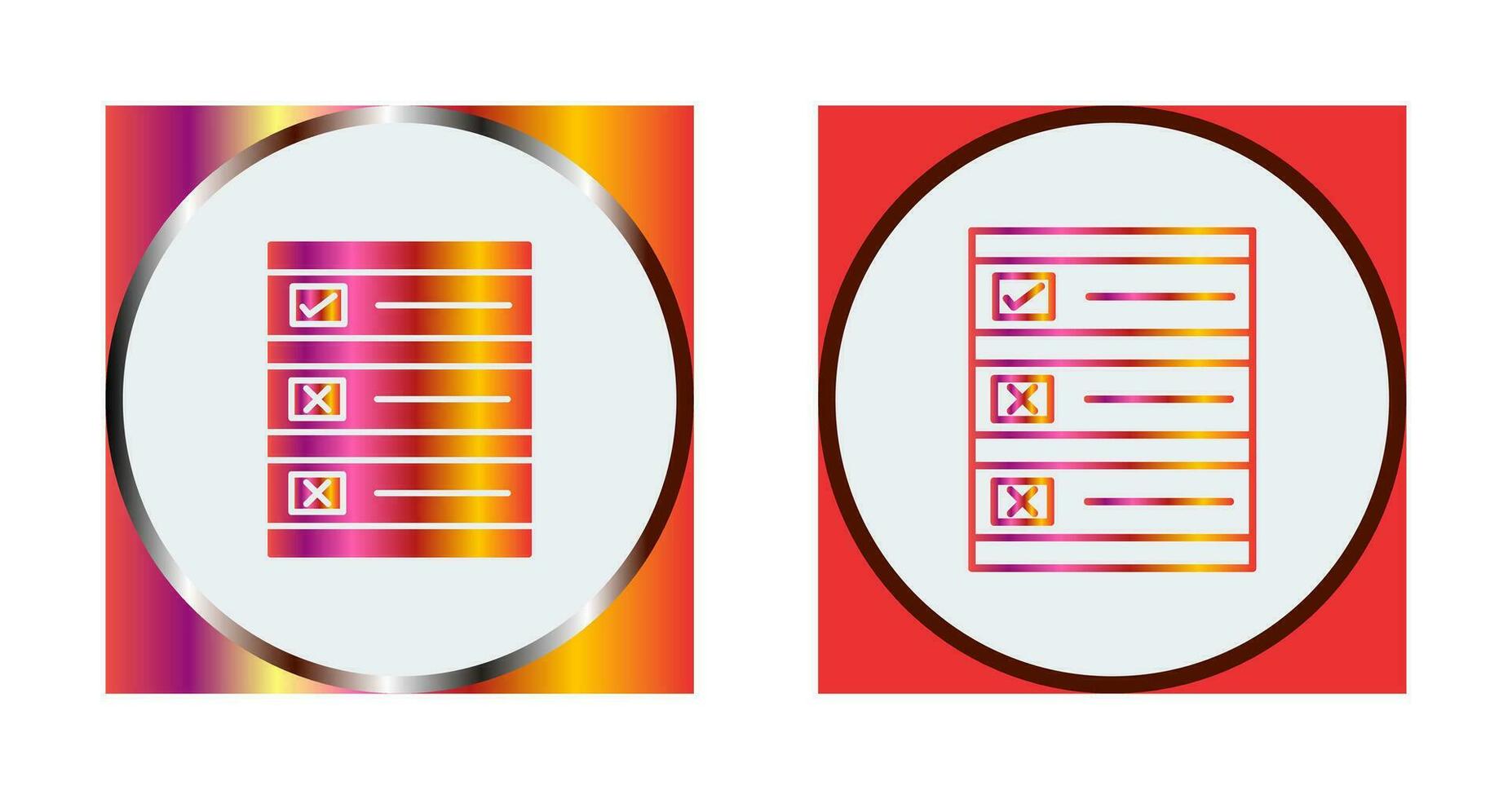 Ballot Paper Vector Icon