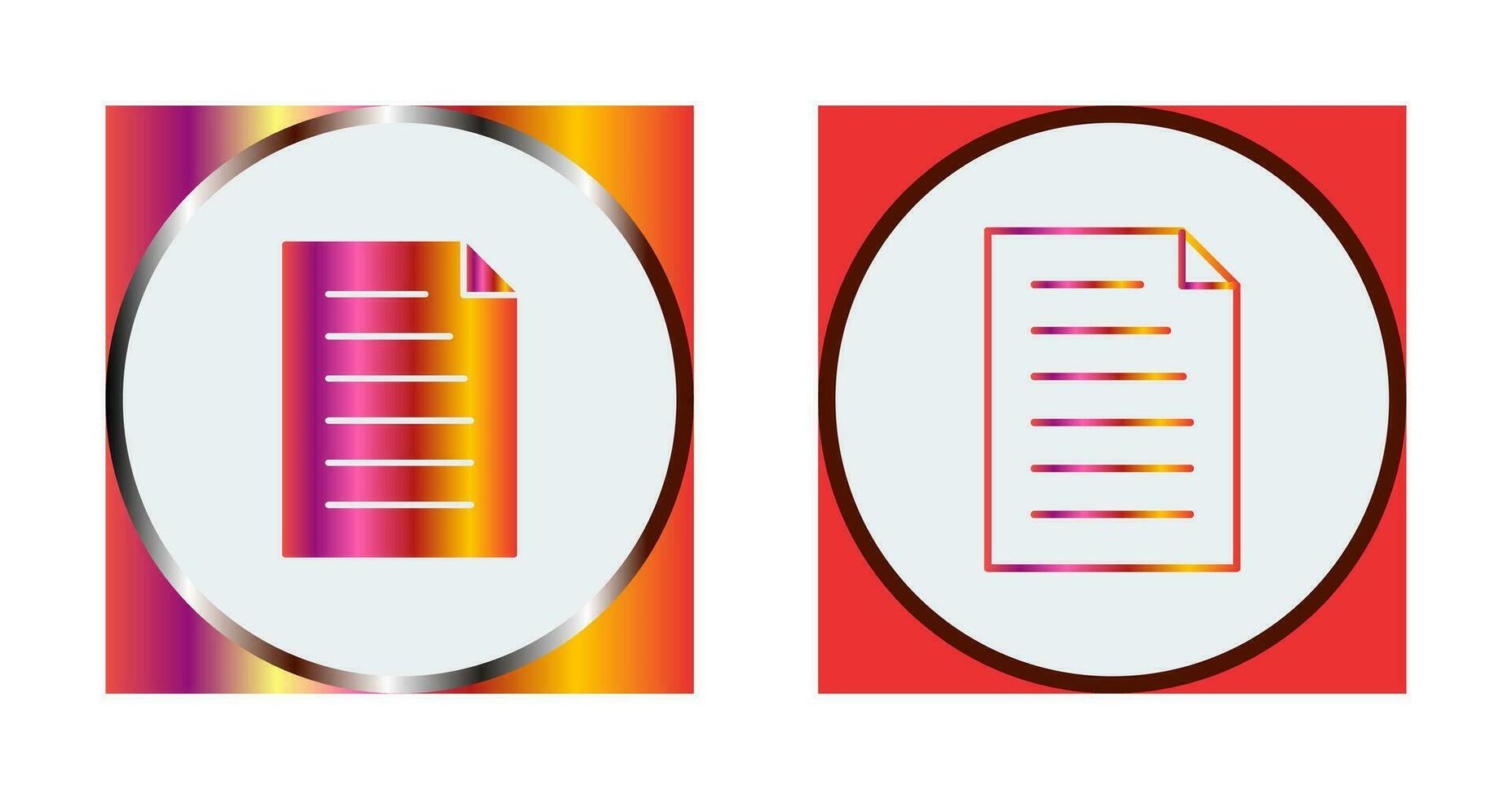 Unique Document Vector Icon
