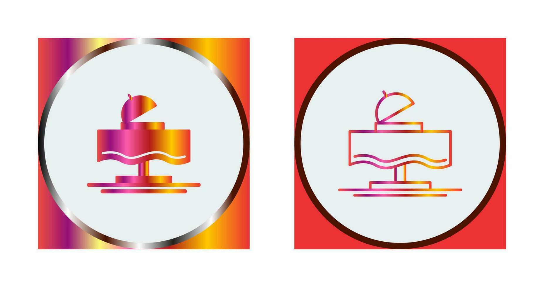 Wedding Dinner Vector Icon