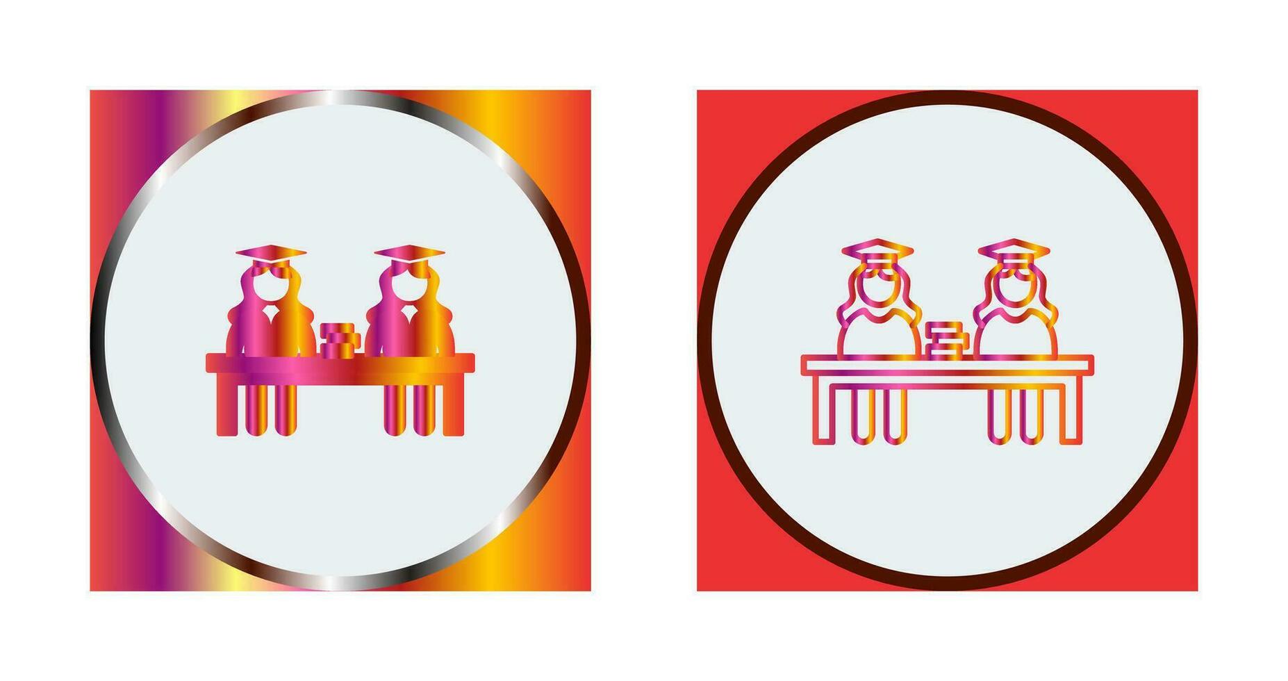 Unique Combined Study Vector Icon