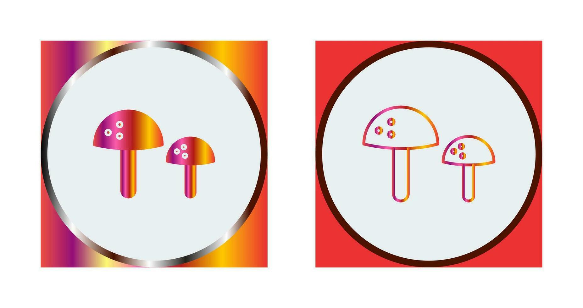 Mushrooms Vector Icon