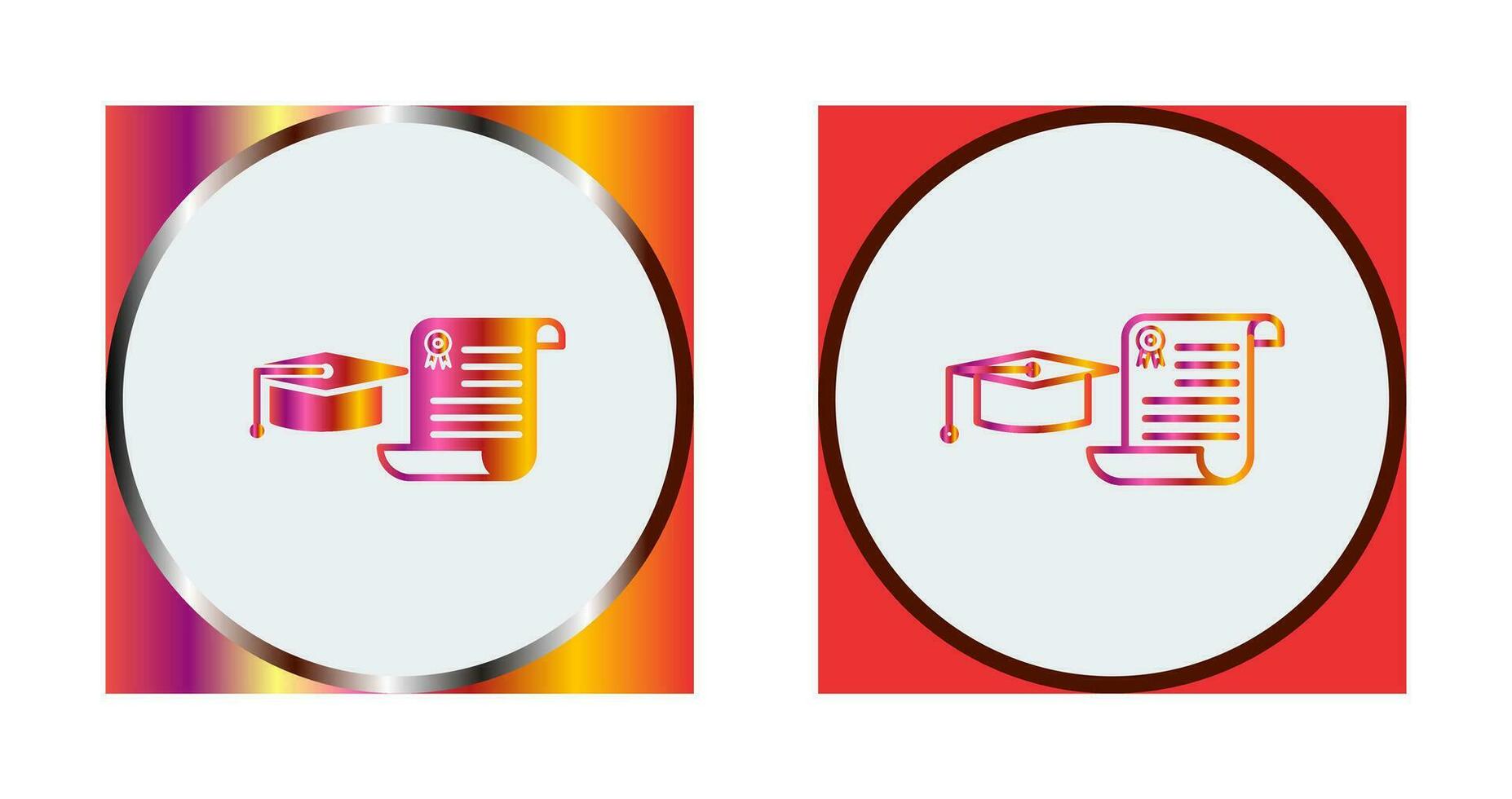Unique Graduation Vector Icon