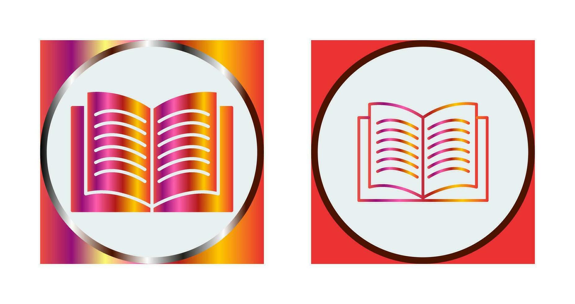 Unique Textbook Vector Icon