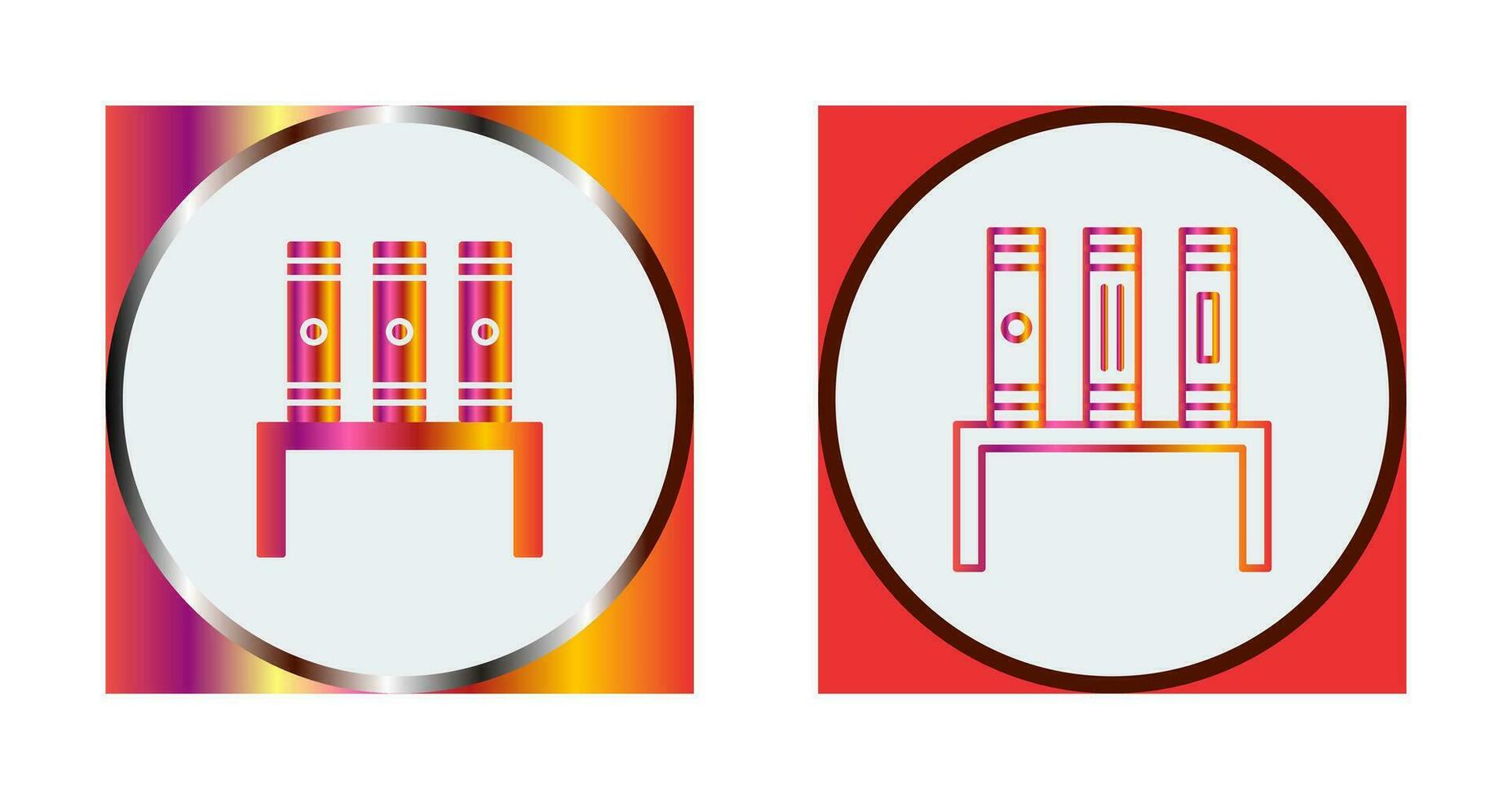 Unique Bookstand Vector Icon
