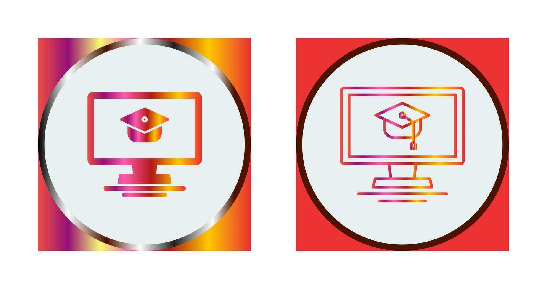 Online Course Vector Icon