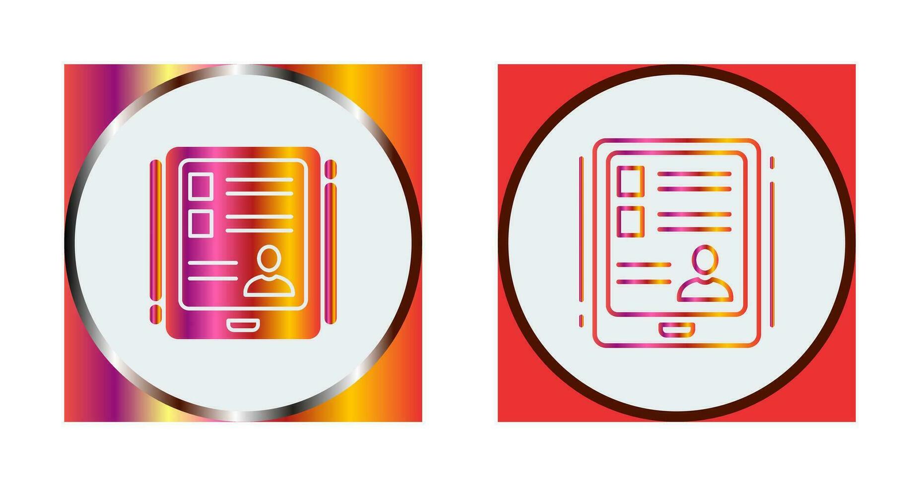 Tablet Vector Icon