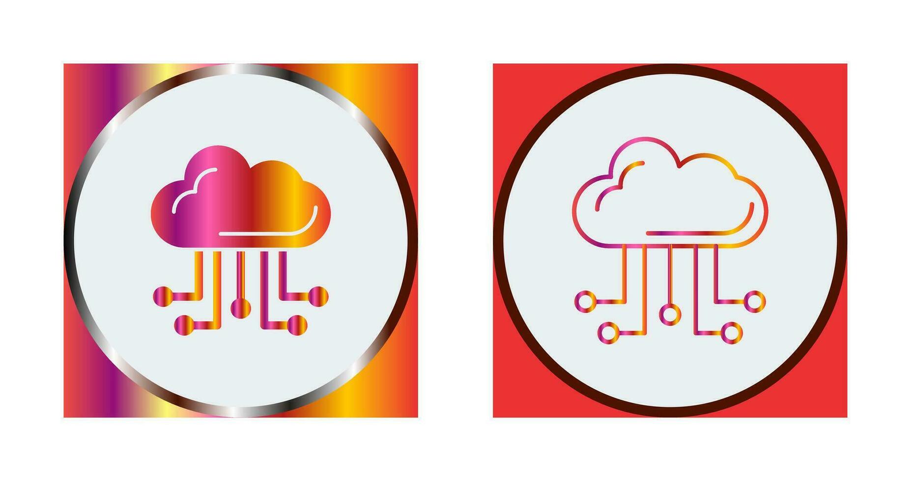 Cloud Computing Vector Icon