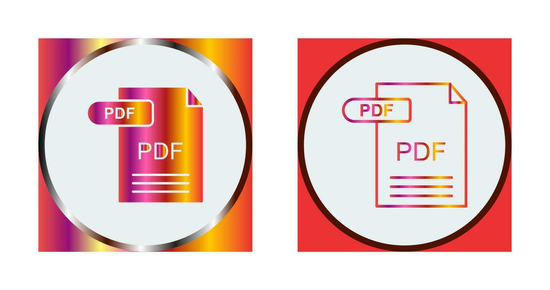 icono de vector de pdf