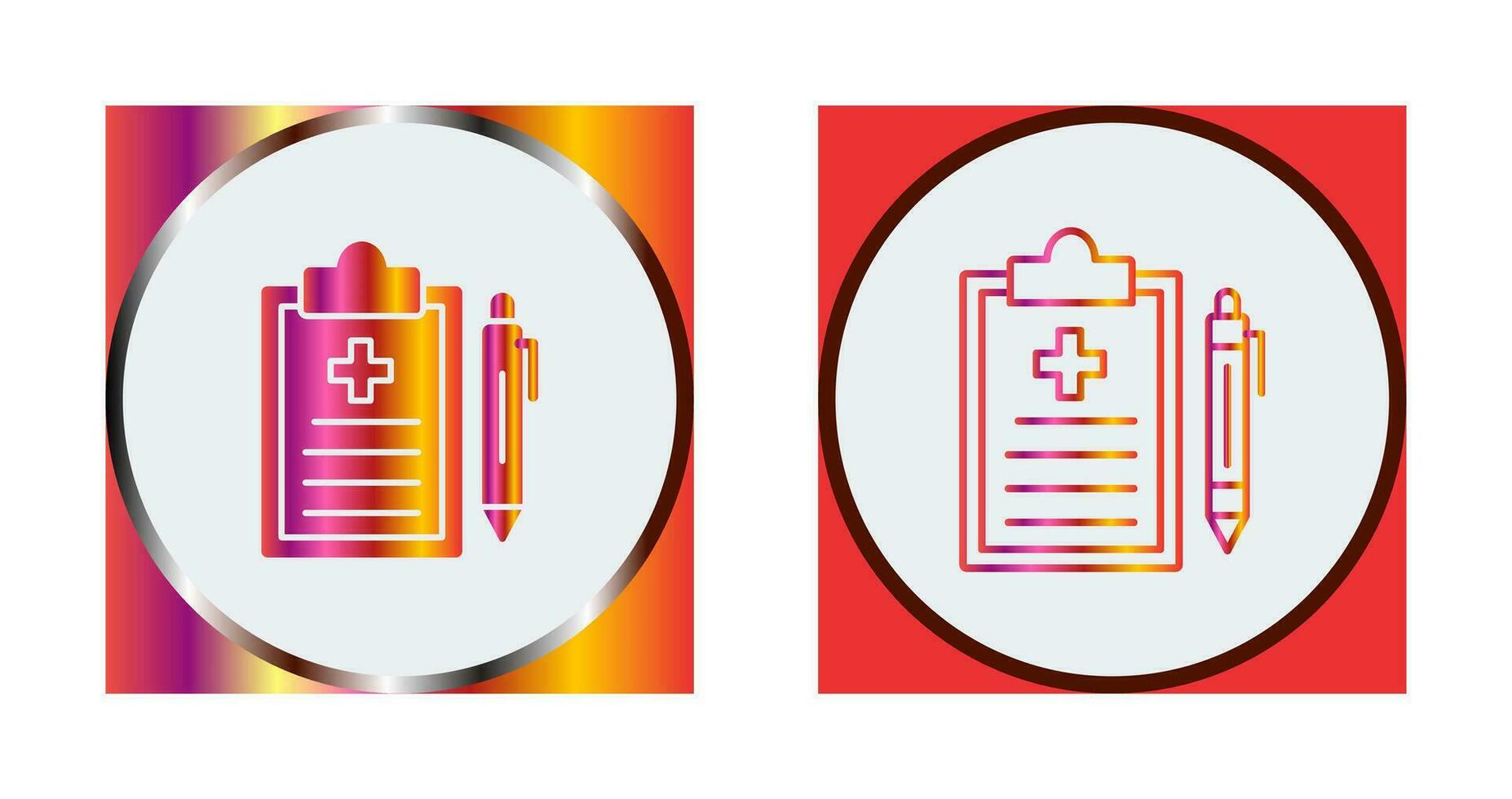 Medical Record Vector Icon