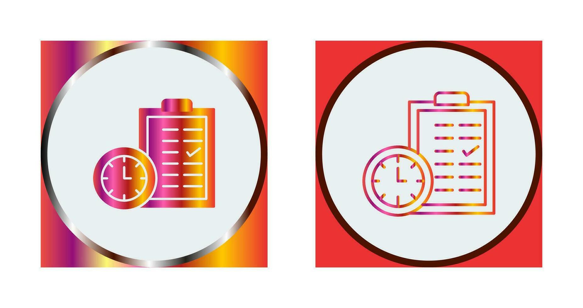 Time Planing Vector Icon