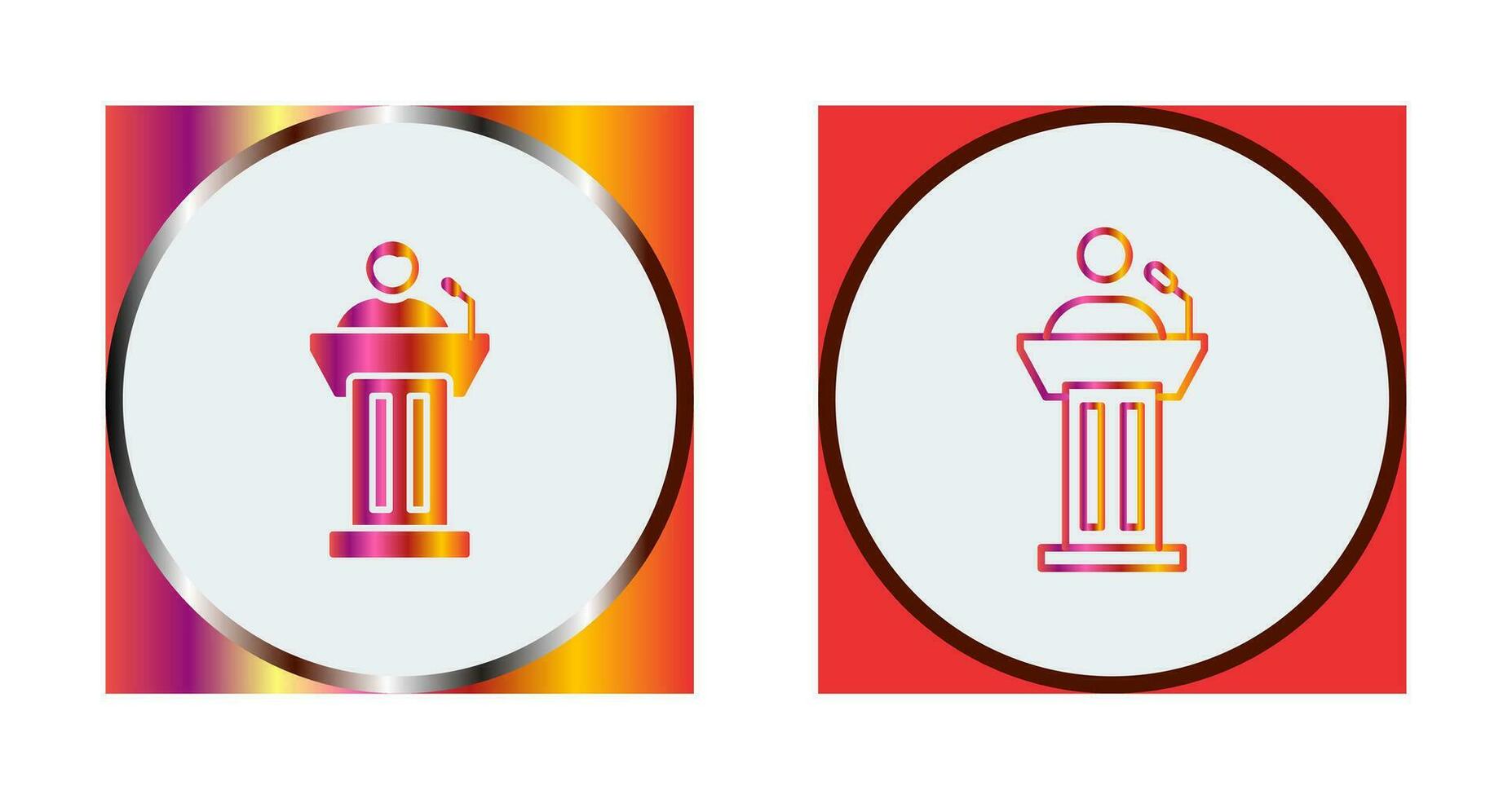 Podium Vector Icon