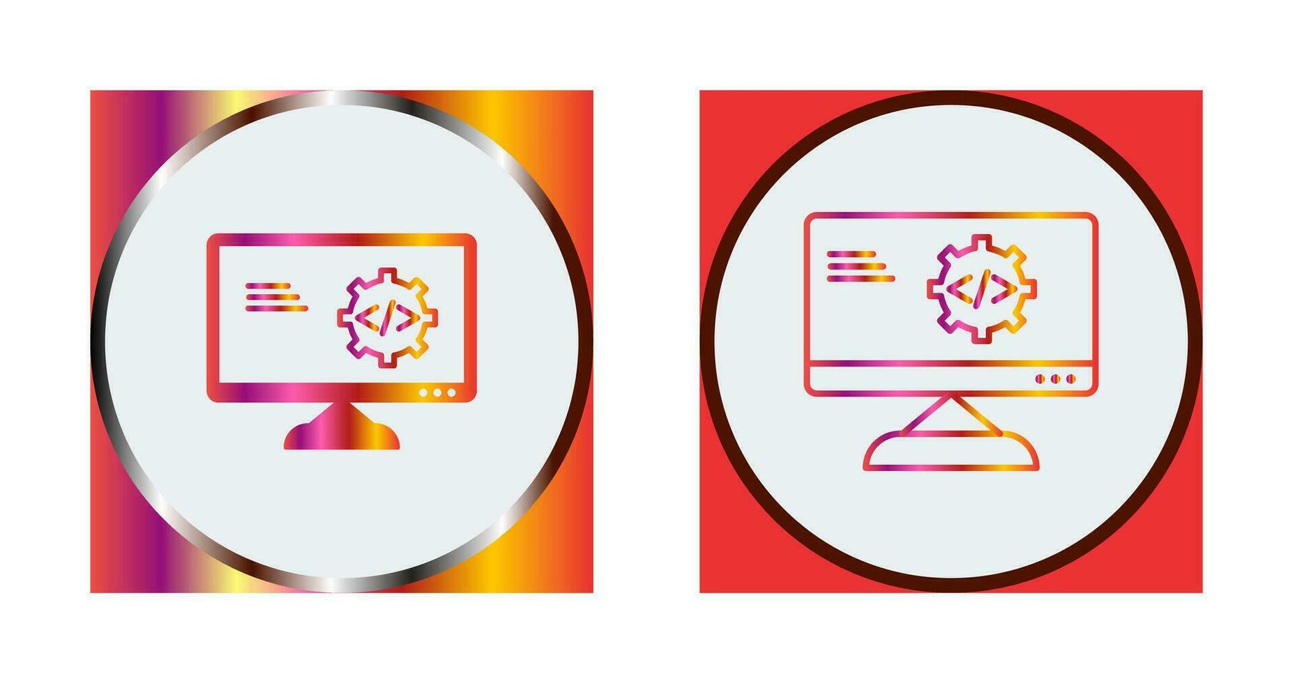 Unique Code Optimization Vector Icon