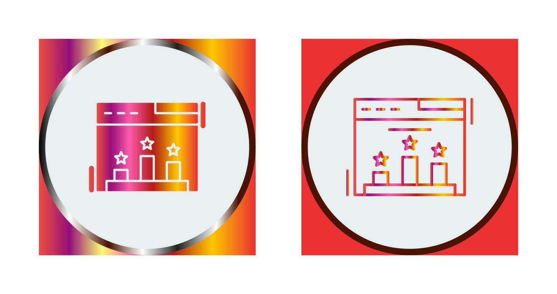 Ranking Vector Icon