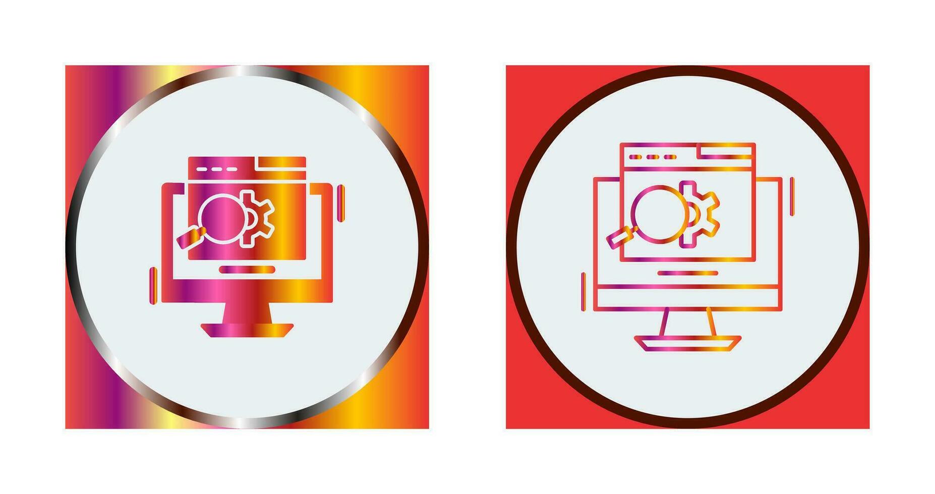 Search Engine Vector Icon
