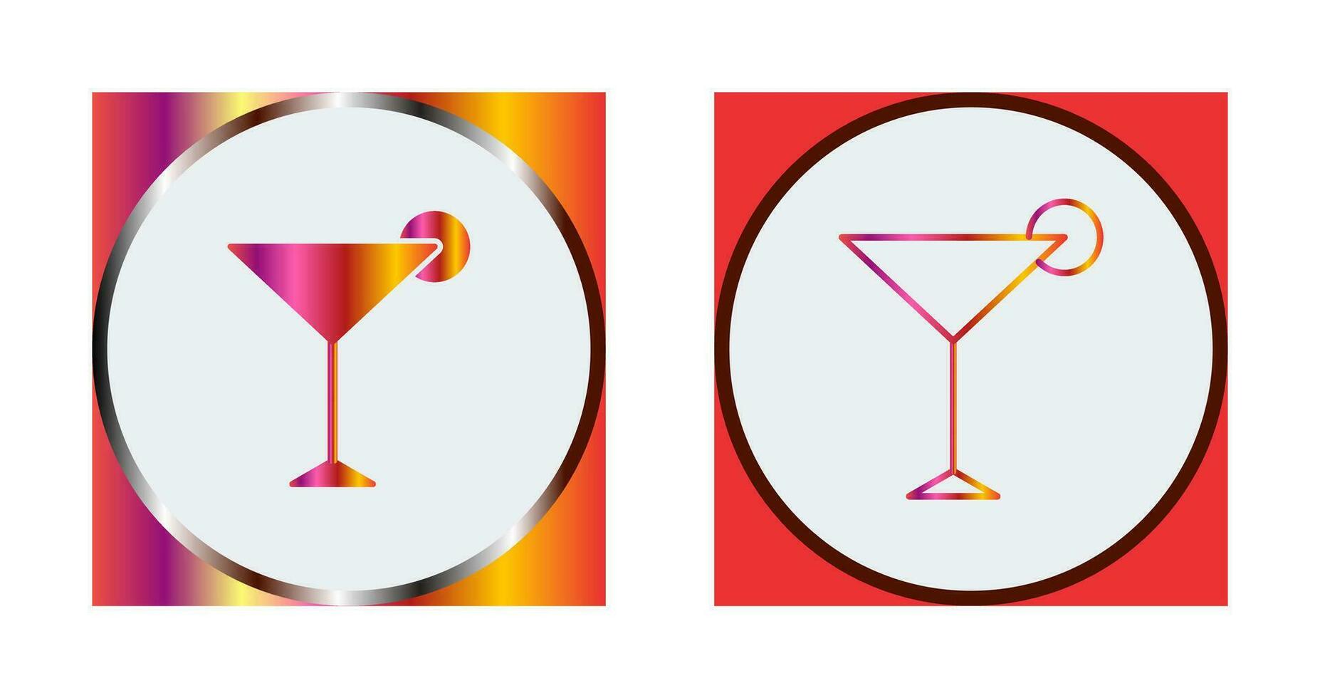 Unique Cosmopolitan Vector Icon