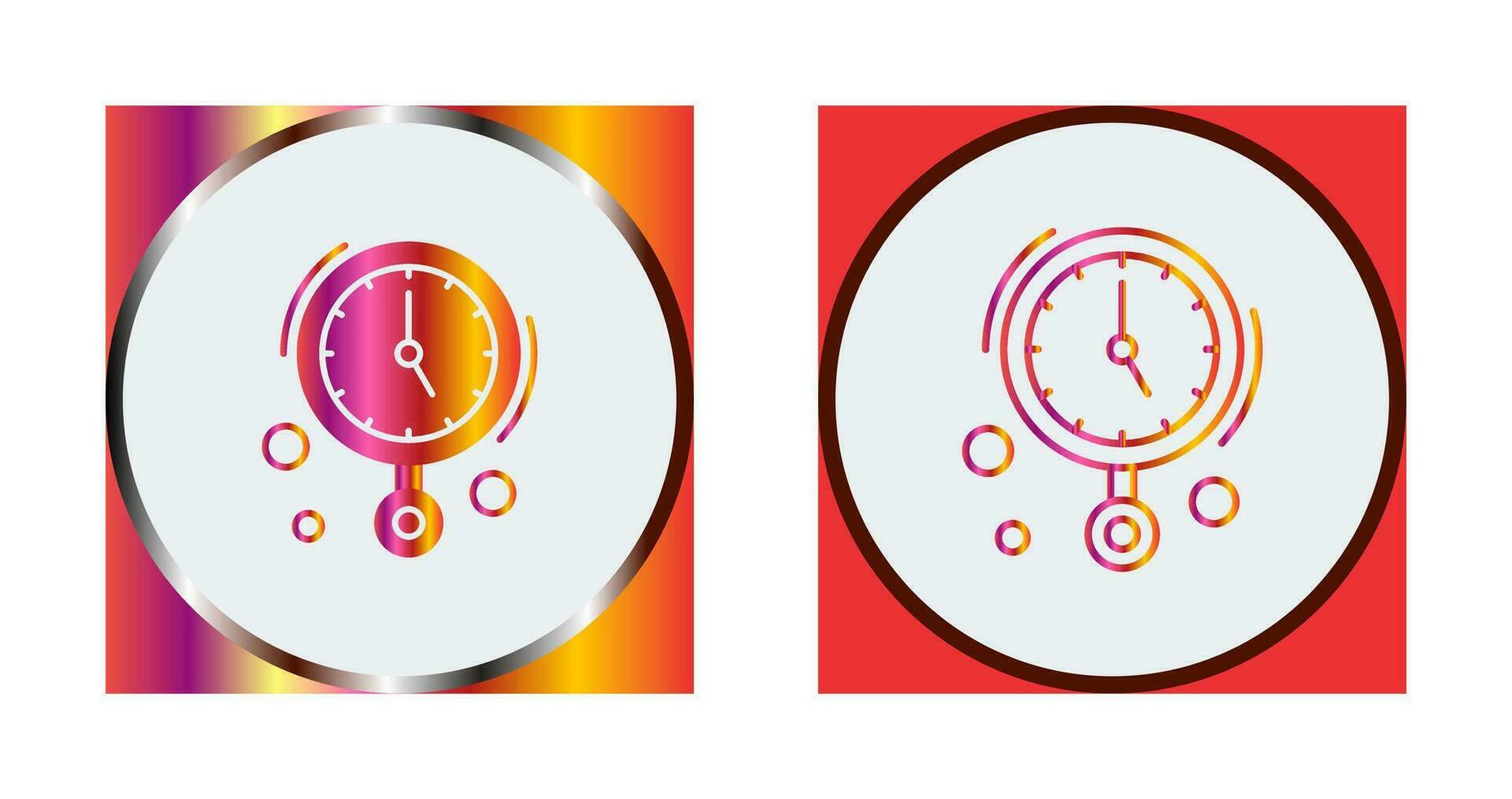 icono de vector de reloj de pared