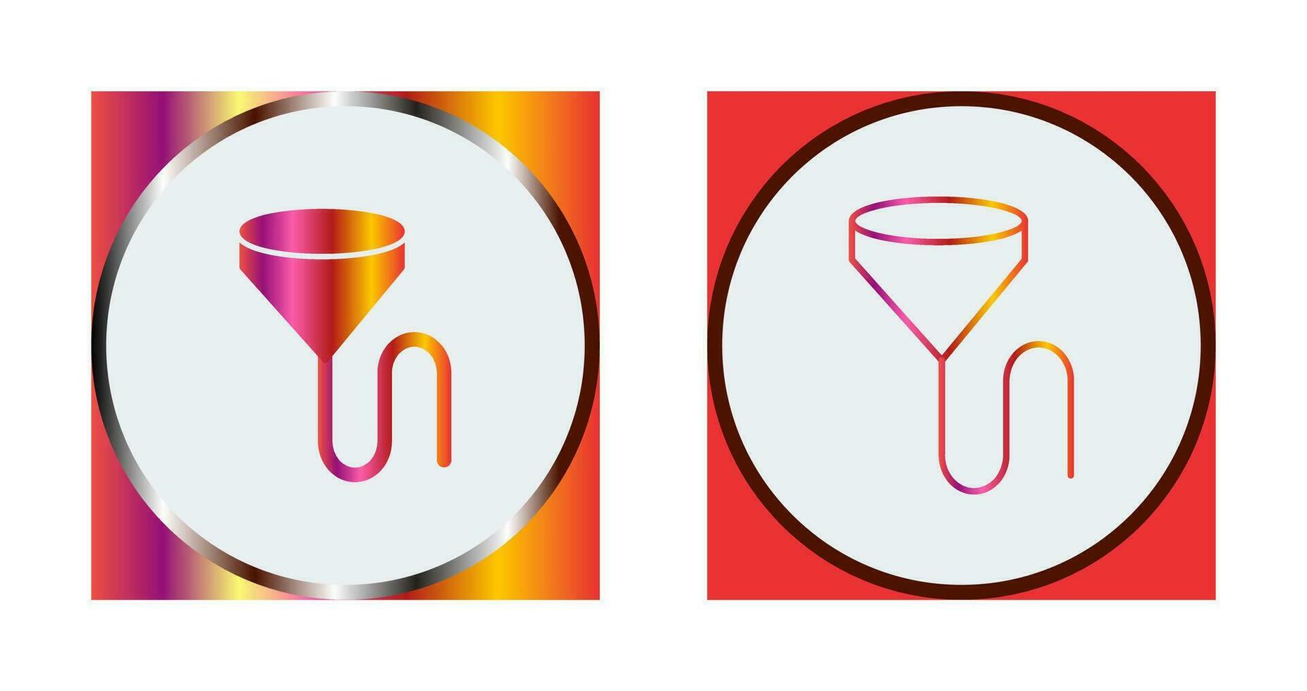 Unique Beer Bong Vector Icon