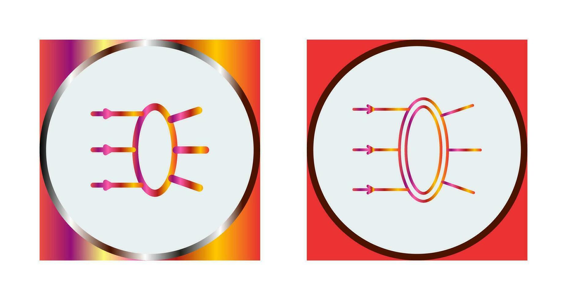 Refraction Vector Icon
