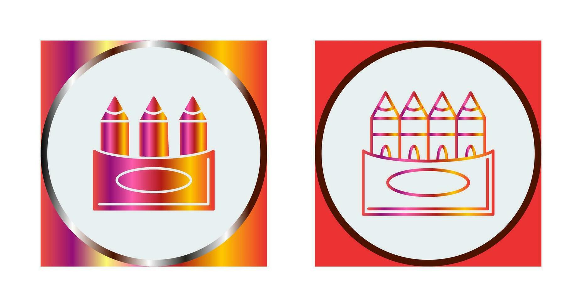Crayons Vector Icon