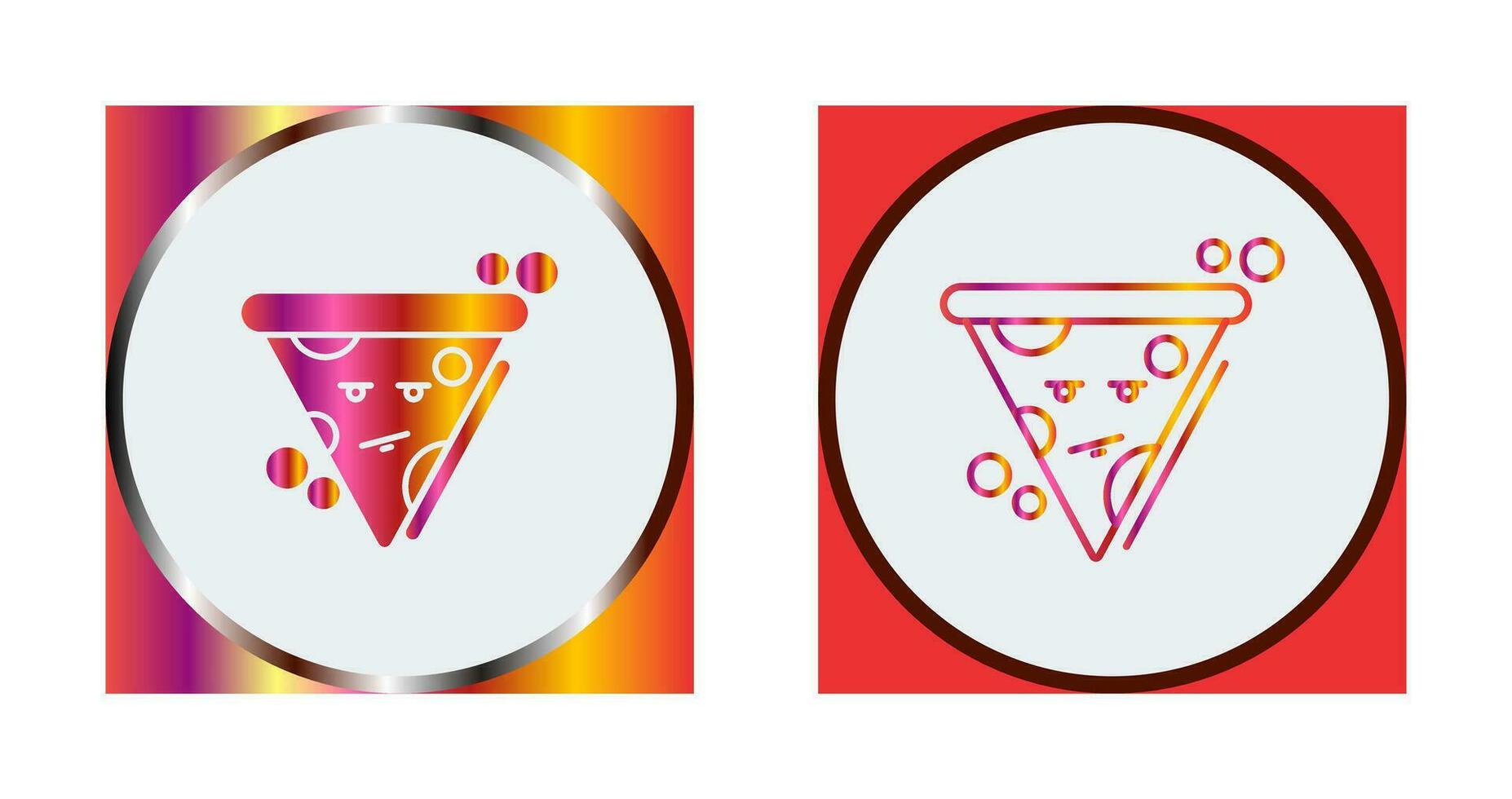 icono de vector de pizza