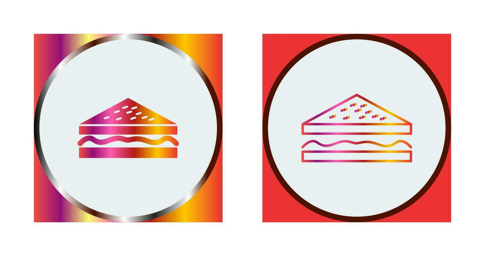 Unique Sandwich Vector Icon