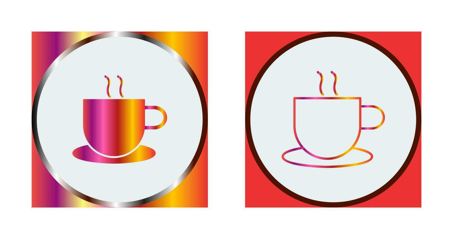 icono de vector de café caliente único