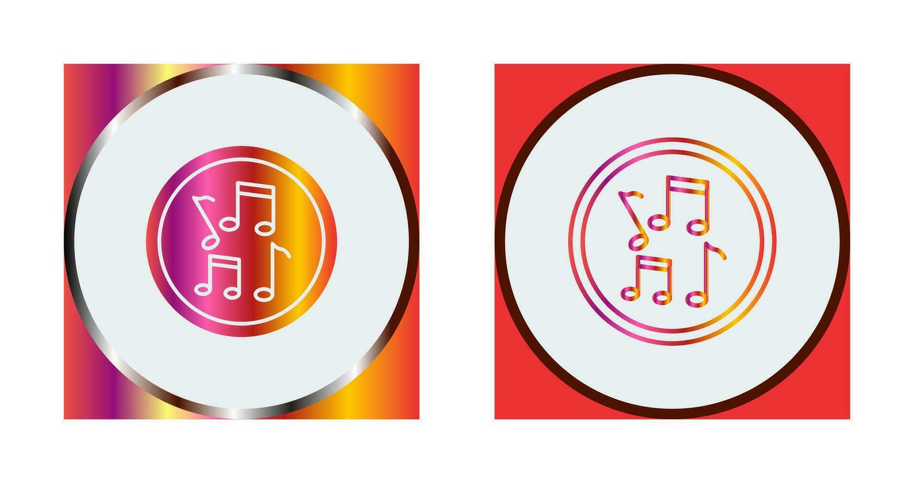 Musical Notes Vector Icon