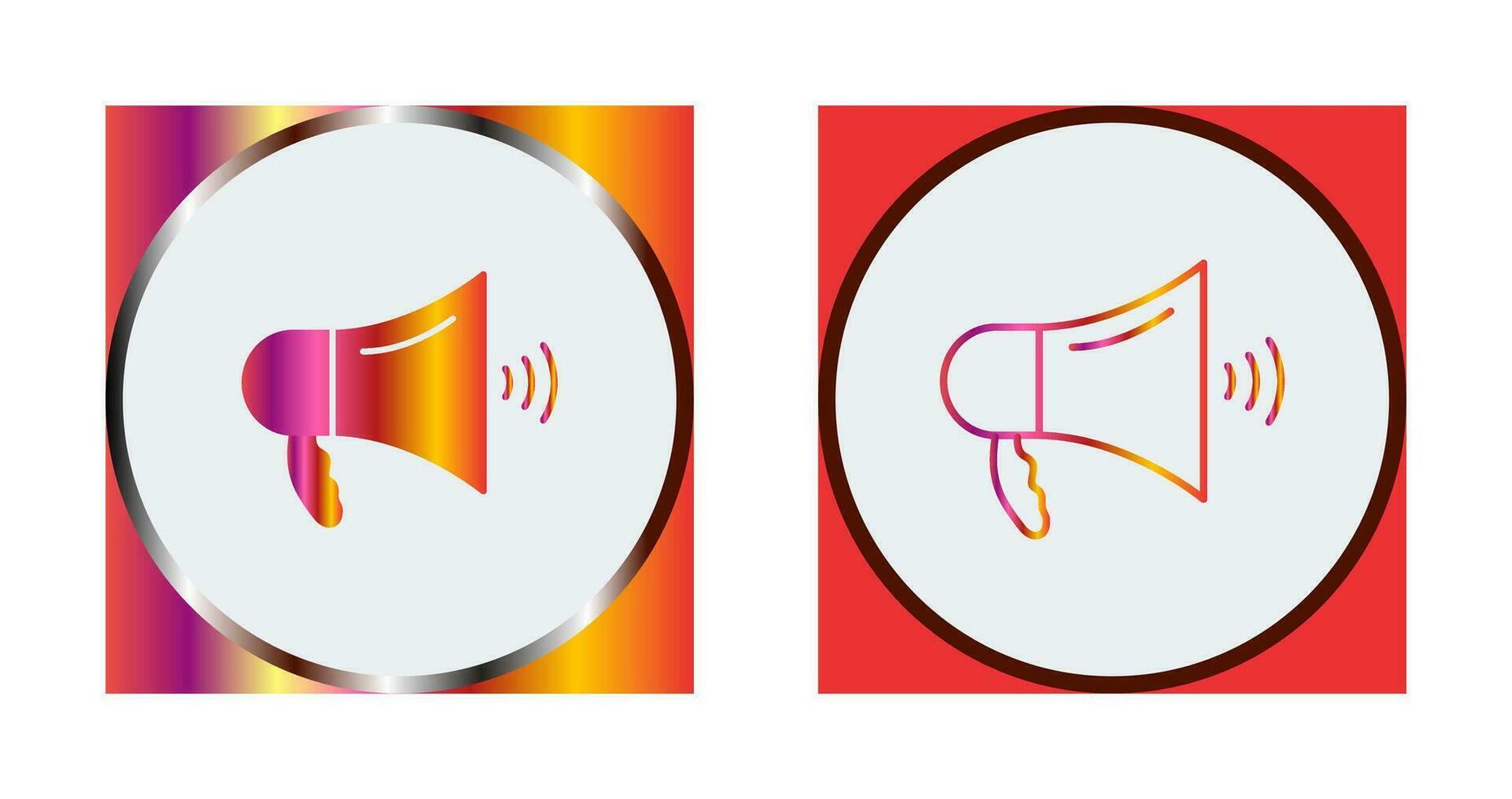 Unique Megaphone Vector Icon