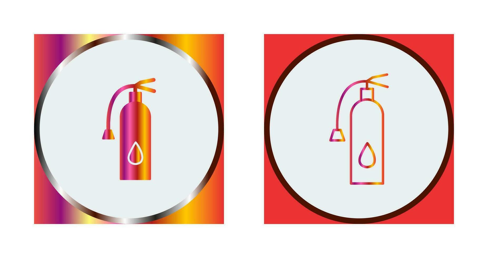 Unique Fire Extinguisher Vector Icon