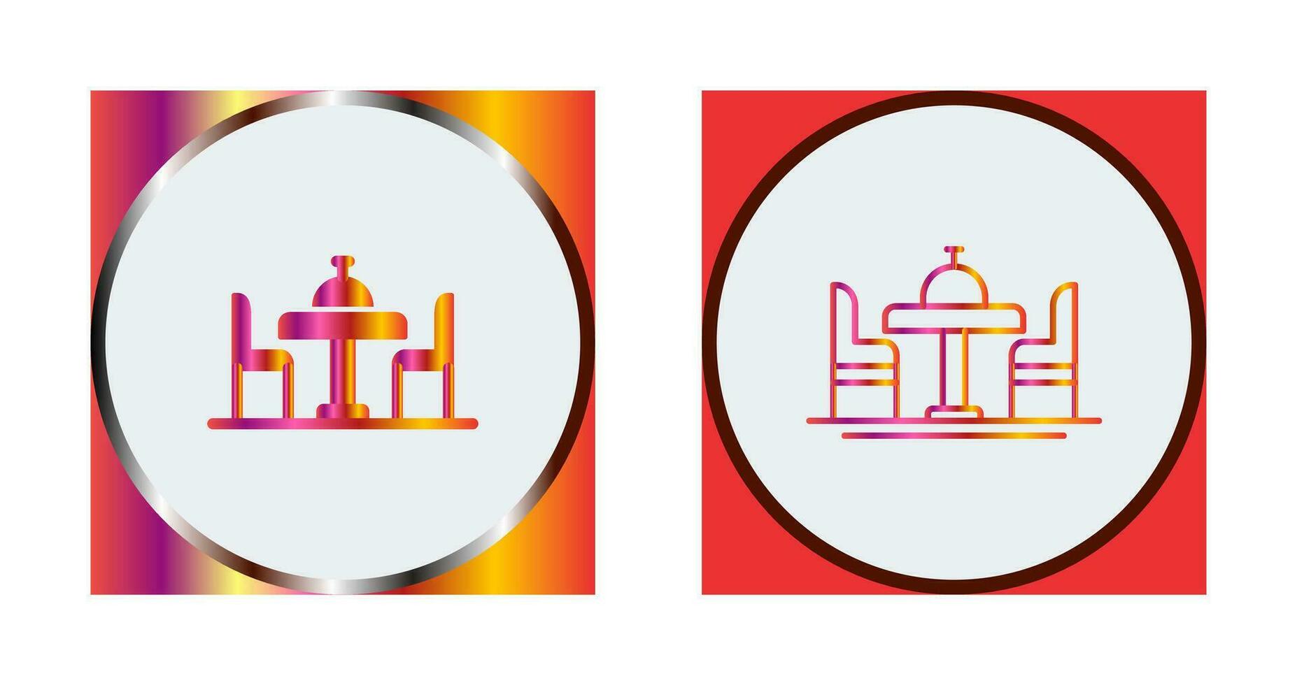 Dinning Table Vector Icon