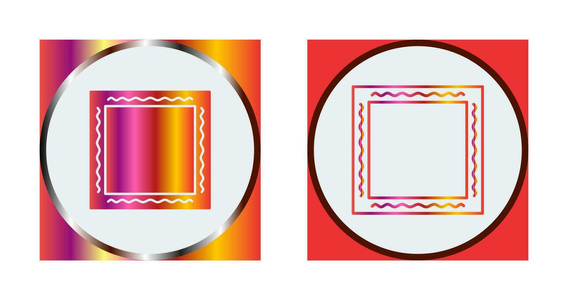 Unique Frame Vector Icon