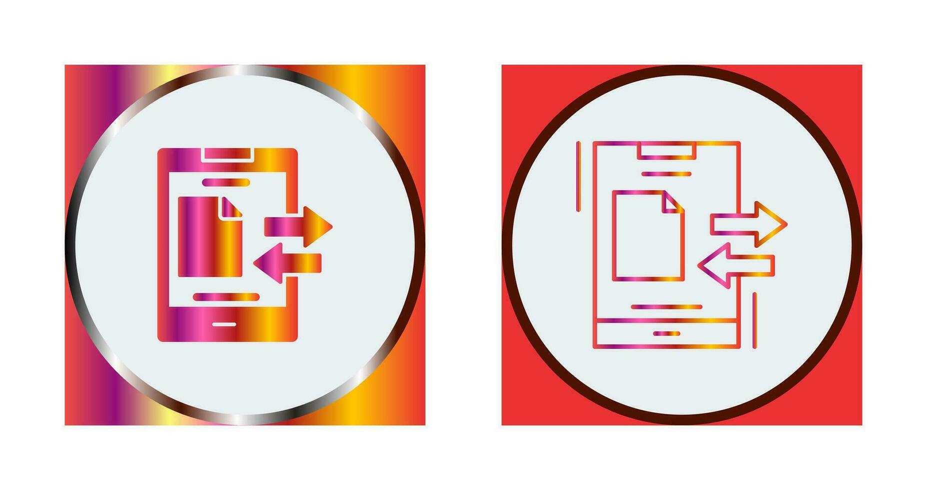 Data Transfer Vector Icon
