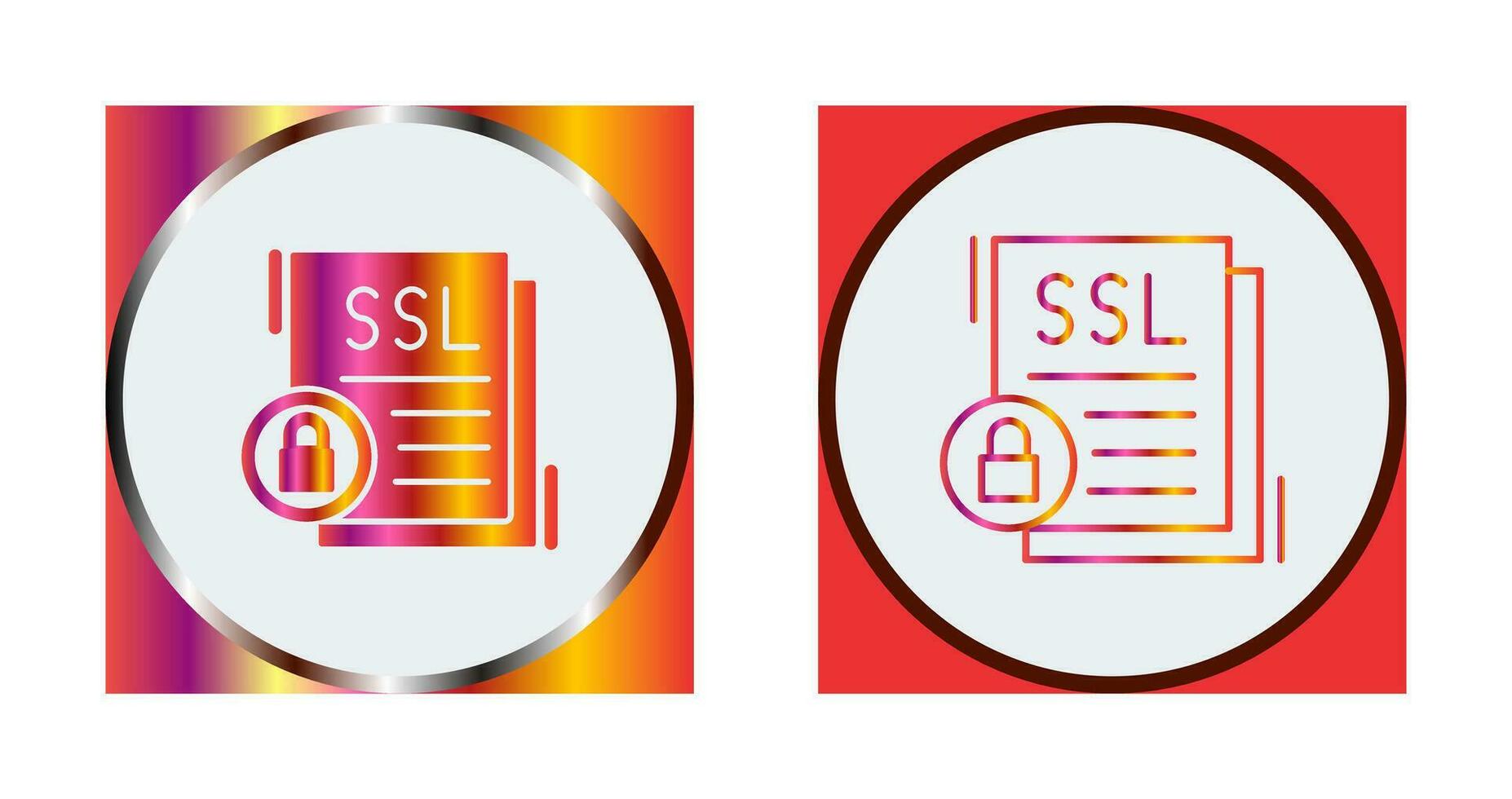 icono de vector de ssl