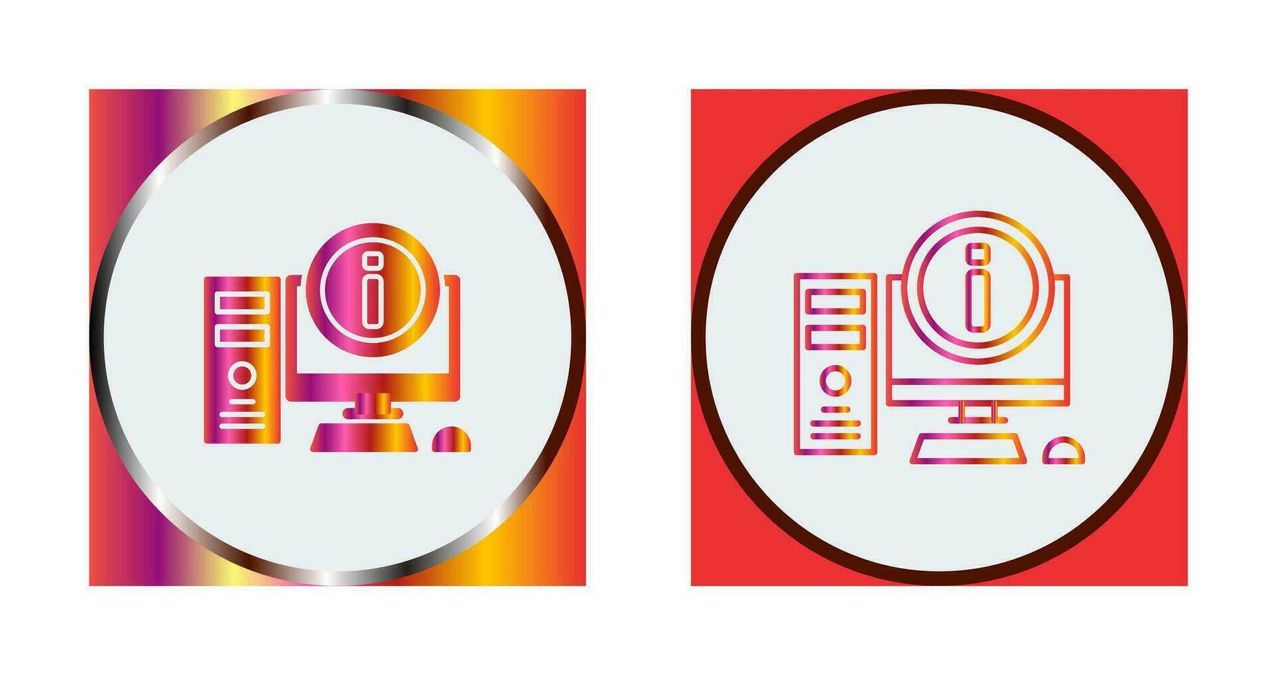 Computer Vector Icon