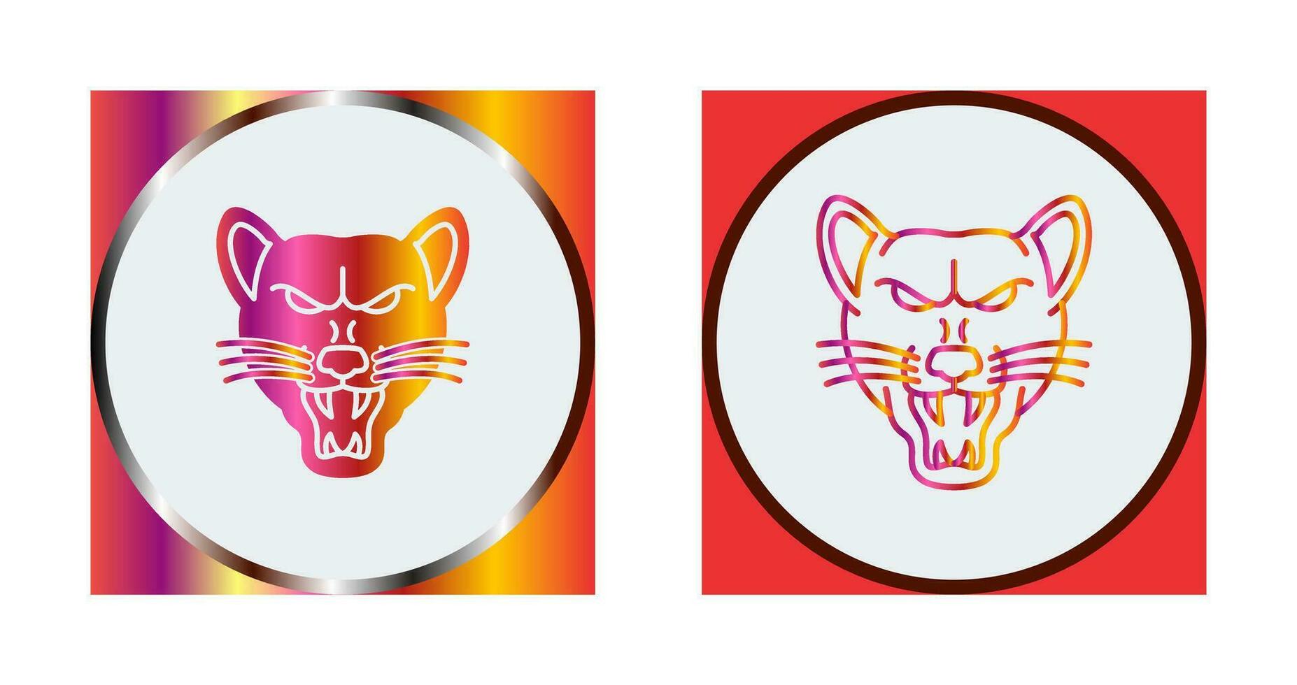 icono de vector de lobo