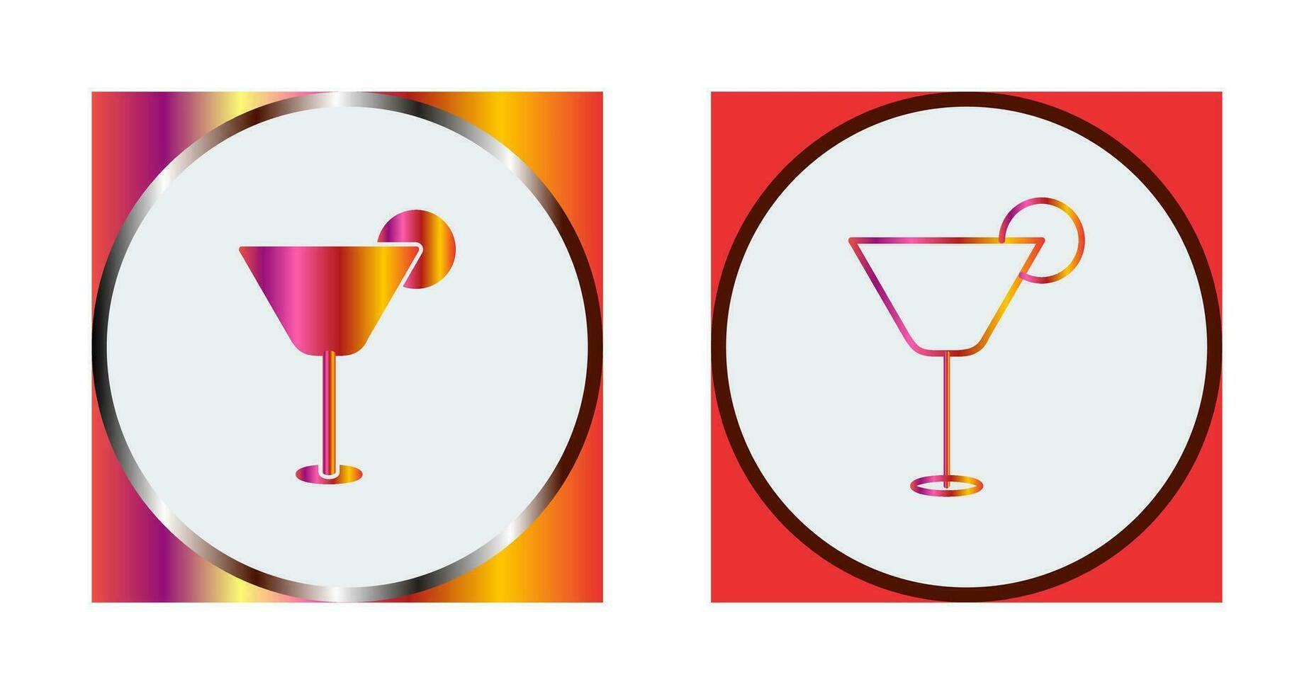 Cocktail Drink Vector Icon